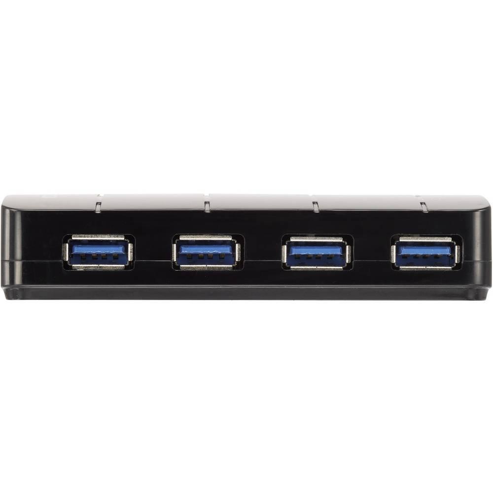 Renkforce  Renkforce USB 3 4 Port Hub mit Netzteil 