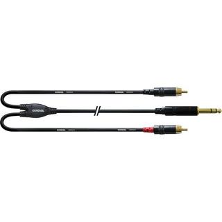 Cordial  Audio-Kabel CFY 1.5 VCC 6,3 mm Klinke - Cinch 1.5 m 