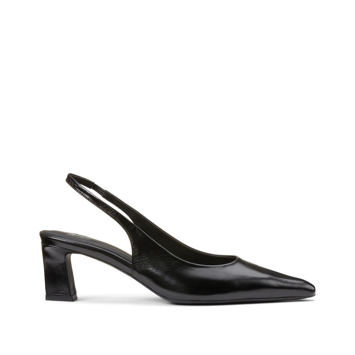 La Redoute Collections  Slingback-Pumps aus Leder 