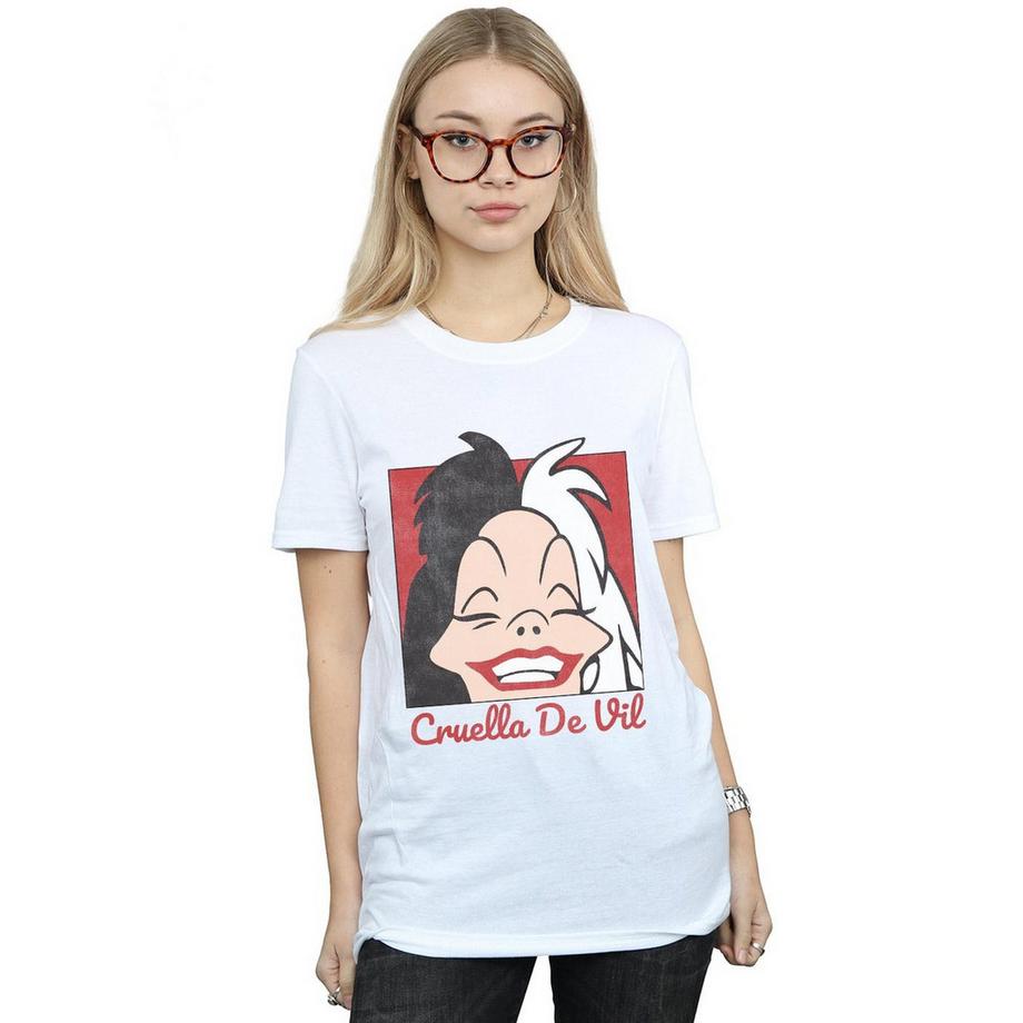 Disney Cruella De Vil T-Shirt Stampata  