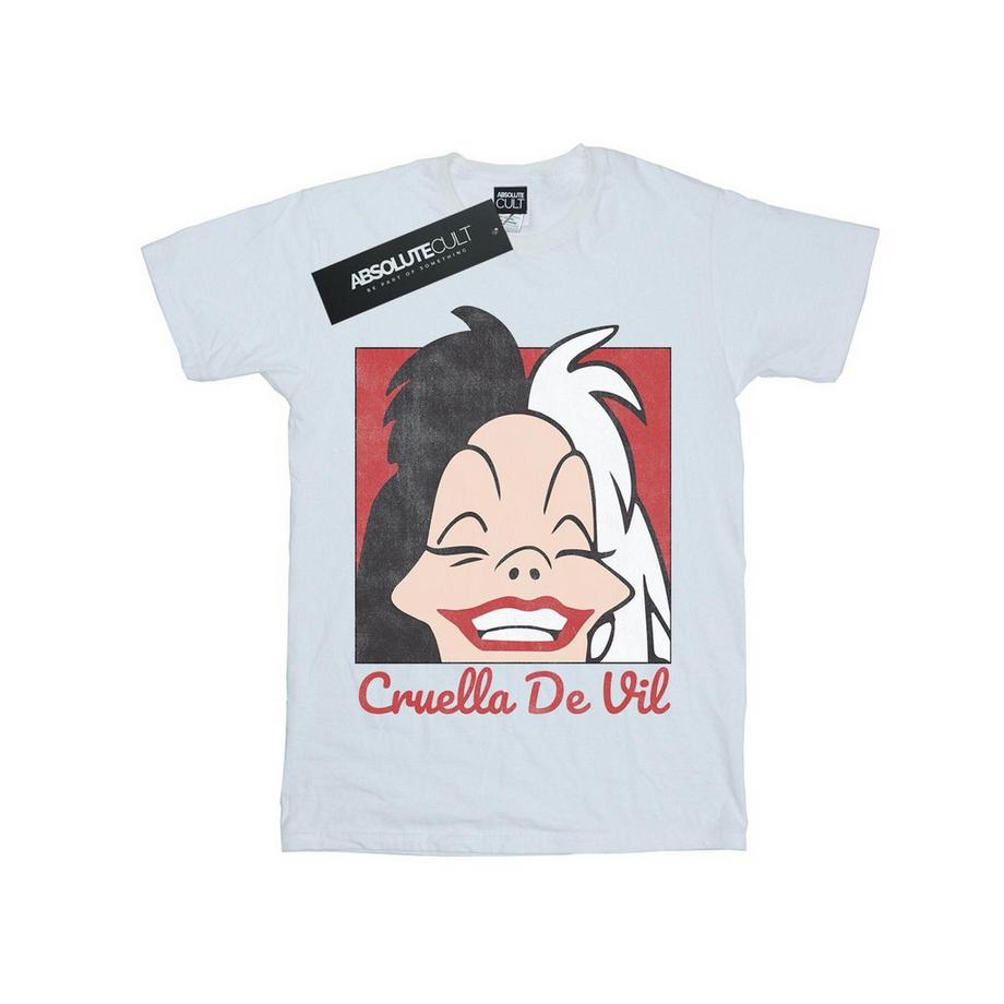 Disney Cruella De Vil T-Shirt Stampata  