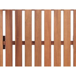 Beliani Panchina da giardino en Legno d'acacia Scandinavo TREIA  