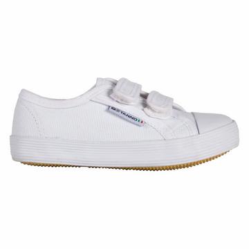 chaussures indoor en toile enfant scratch