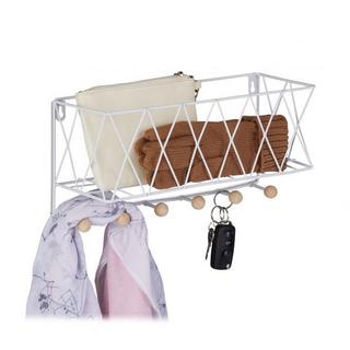 B2X Wandregal mit Hakenleiste  