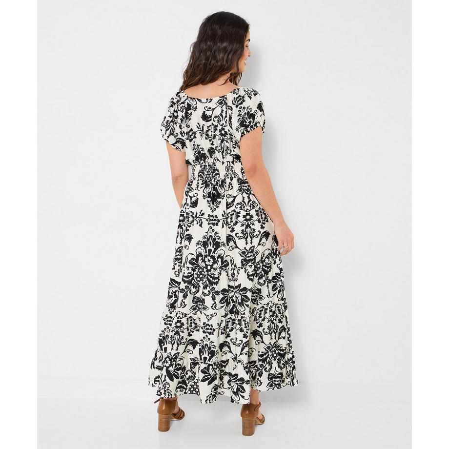 Joe Browns Monochromes Maxikleid mit eckigem Ausschnitt  