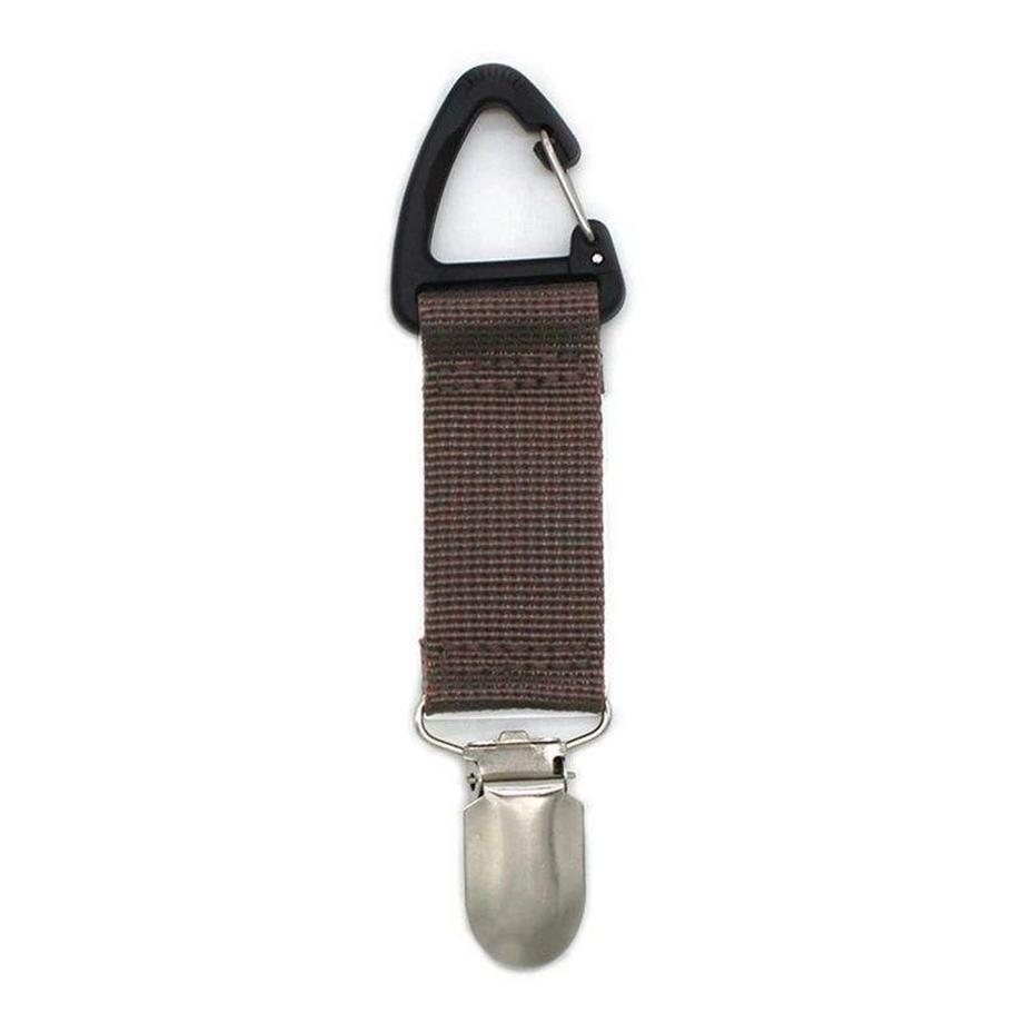 eStore  Pince à chapeau pour sac - marron 