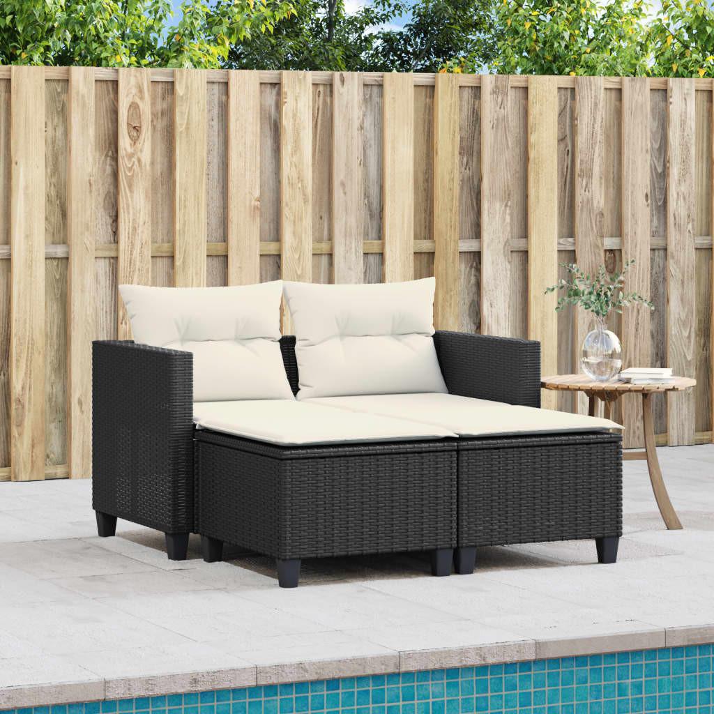 VidaXL Gartensofa poly-rattan  