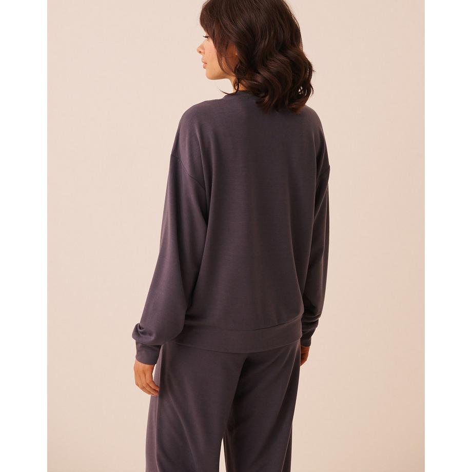 La Vie En Rose Sweat-shirt manches longues en molleton  