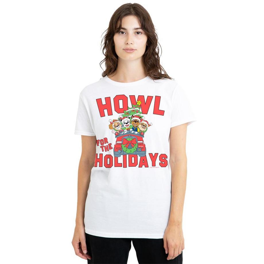 PAW PATROL Howl For The Christmas Holidays T-Shirt  