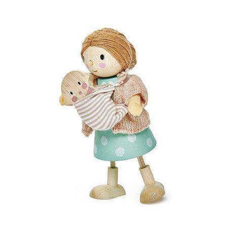 Tender Leaf Toys  Puppenhaus Mrs Goodwood & Baby 