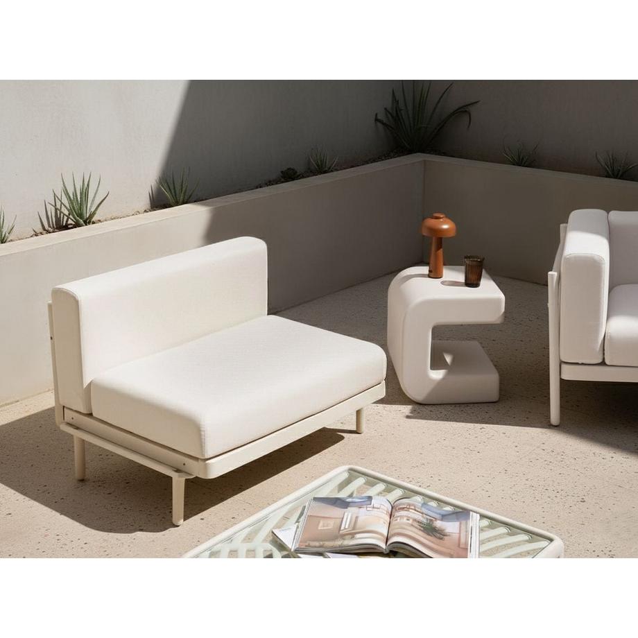 Beliani Module d'extension en Matière synthétique Minimaliste FERRETTI  