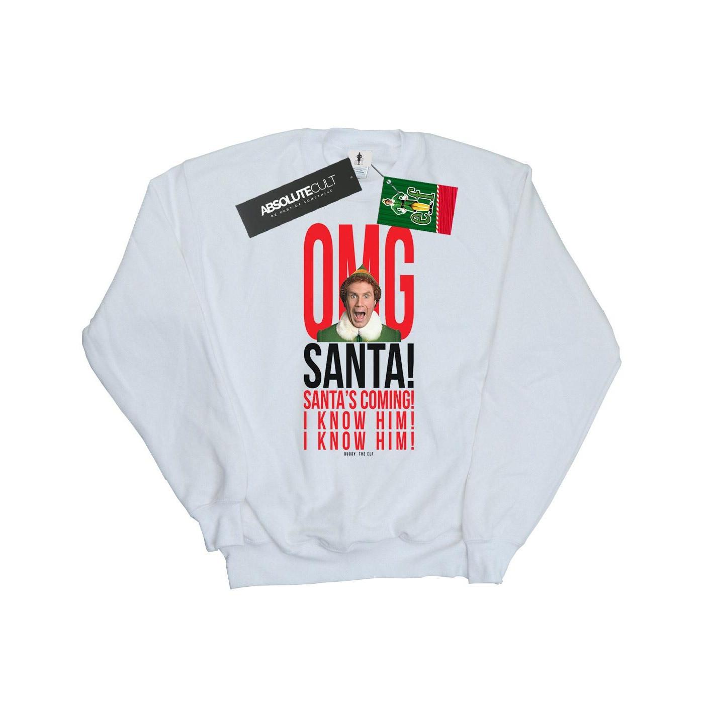 Elf  OMG Santa I Know Him Sweatshirt 