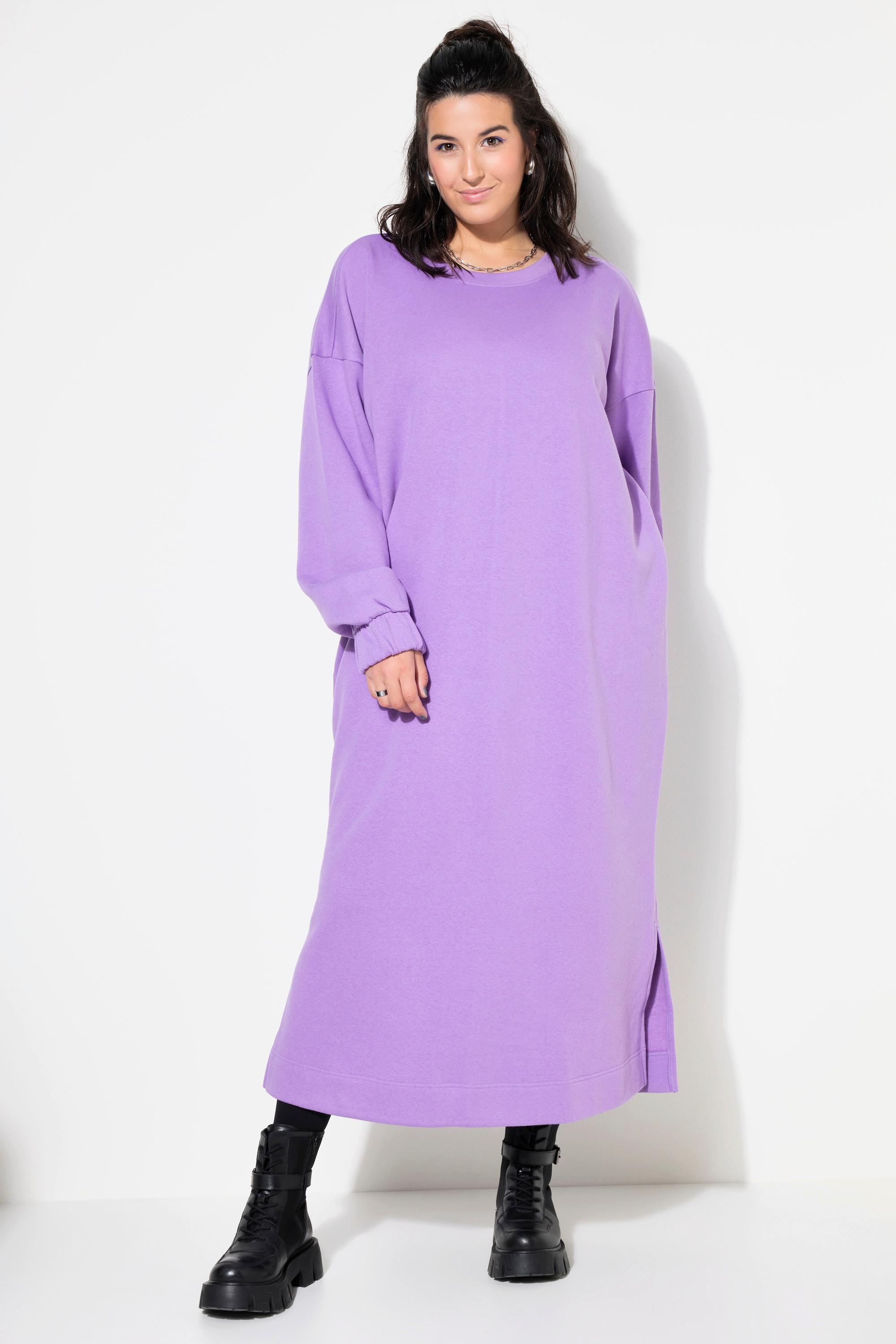 Studio Untold  Sweat-Midikleid, Oversize Shape, Ballon-Langarm 