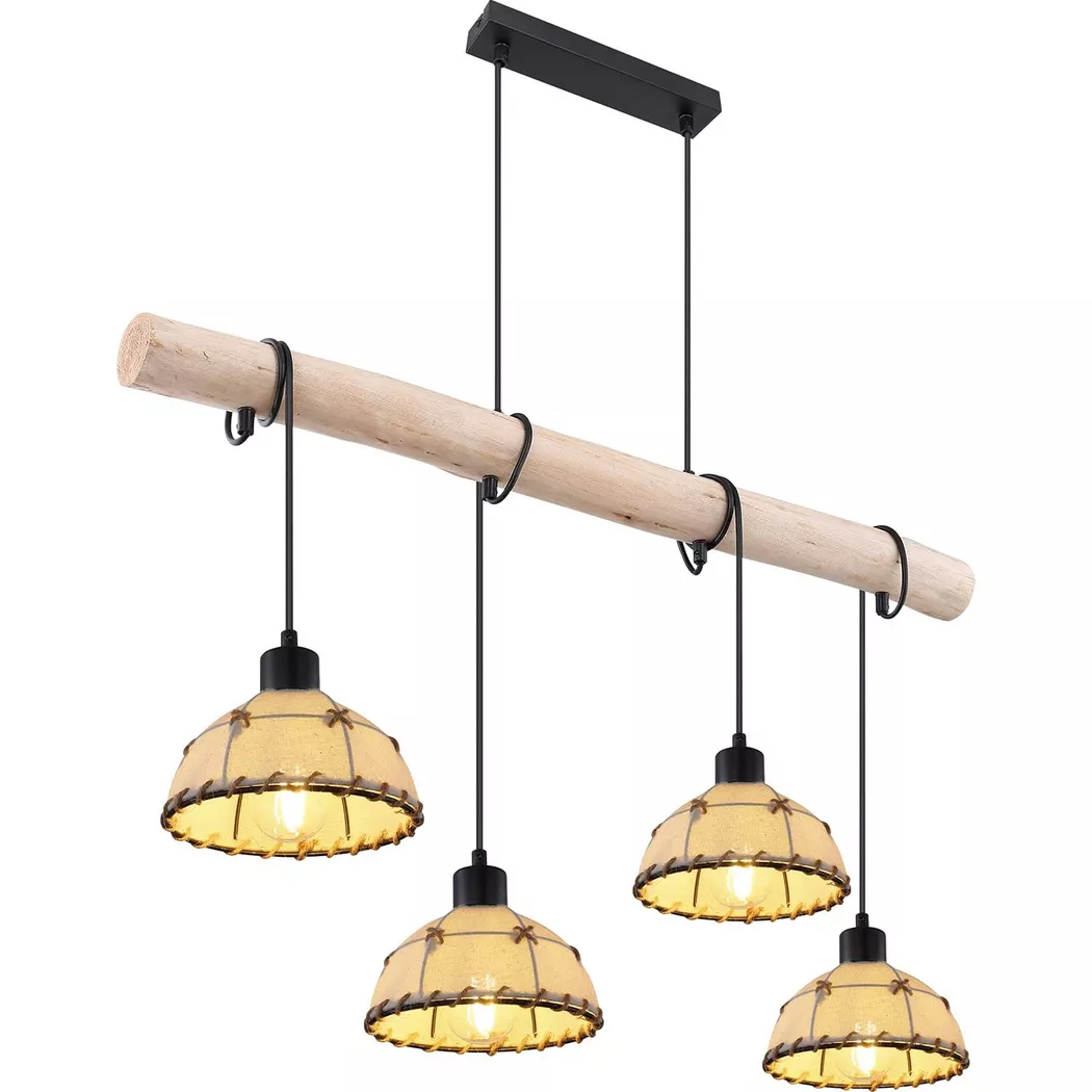 mutoni – Hängeleuchte Rex Metall matt 4xE27, One Size, Multicolor