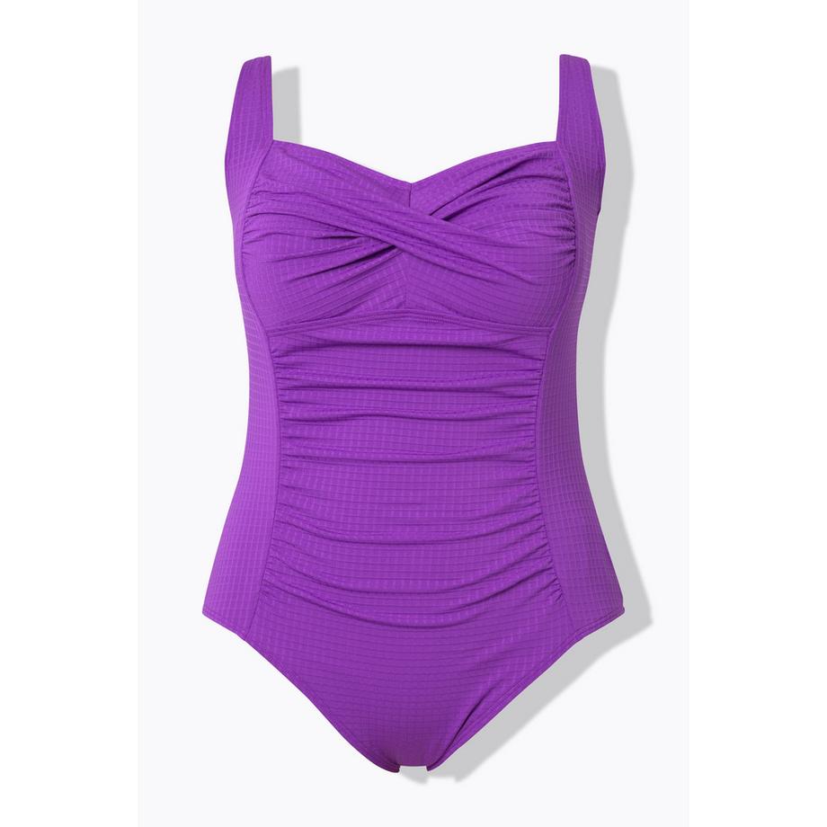 Ulla Popken Badeanzug drapiert Softcups  