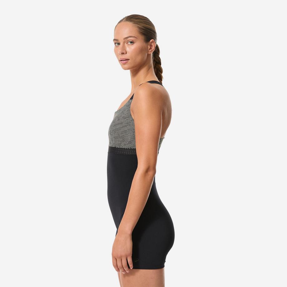 DECATHLON  Maillot de bain une pièce aquagym aquabike shorty Elea sono 