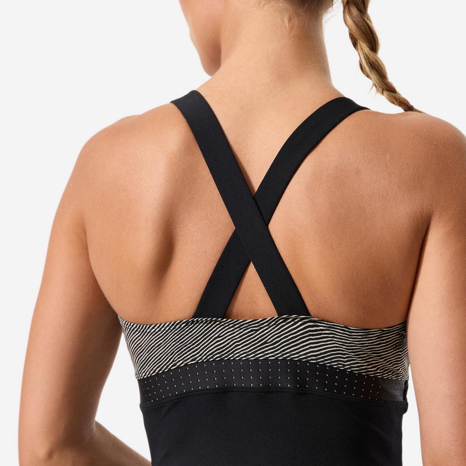 DECATHLON  Maillot de bain une pièce aquagym aquabike shorty Elea sono 