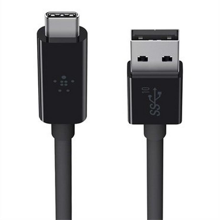 belkin  Belkin USB-A - USB-C, 0.9m USB Kabel 0,9 m USB 3.2 Gen 2 (3.1 Gen 2) USB A USB C Schwarz 