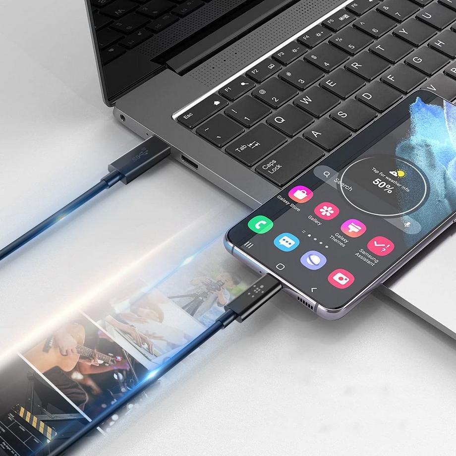 belkin  Belkin USB-A - USB-C, 0.9m USB Kabel 0,9 m USB 3.2 Gen 2 (3.1 Gen 2) USB A USB C Schwarz 