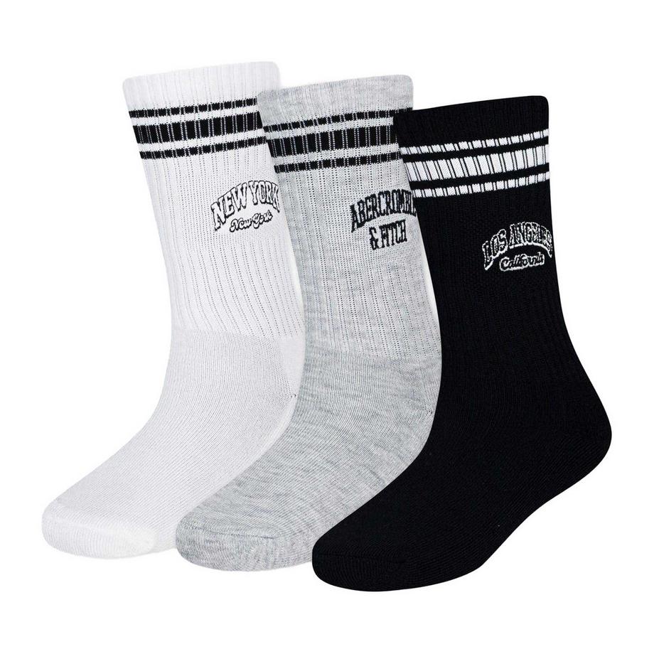 Abercrombie & Fitch Chaussettes montantes 3 Pack  