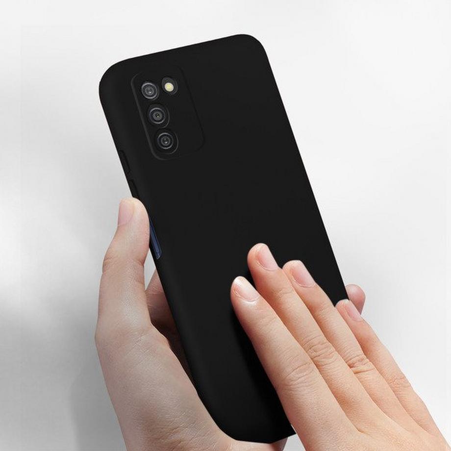 Avizar  Cover Silicone Samsung Galaxy A03s Nera 