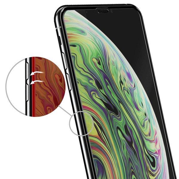 Avizar  Glass Full Cover iPhone XS Max Schwarz 