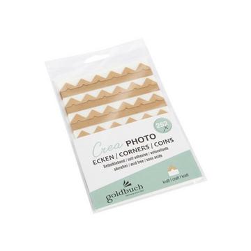 Fotoecken Crea 252 Stück, Braun