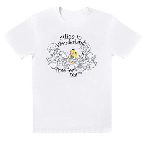 Disney  Tshirt ALICE IN WONDERLAND TIME FOR TEA 