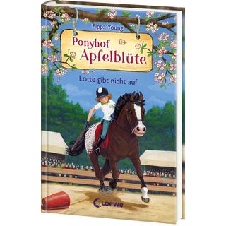 Ponyhof Apfelblüte (Band 23) - Lotte gibt nicht auf Young, Pippa; Loewe Kinderbücher (Hrsg.); Hernando, Saeta (Illustrationen); Margineanu, Sandra (Übersetzung) Couverture rigide 