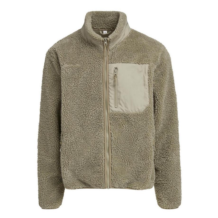 Jacke, Festhaftendes Sherpafleece