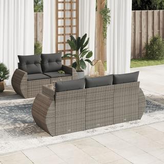 VidaXL set divano da giardino Polirattan  