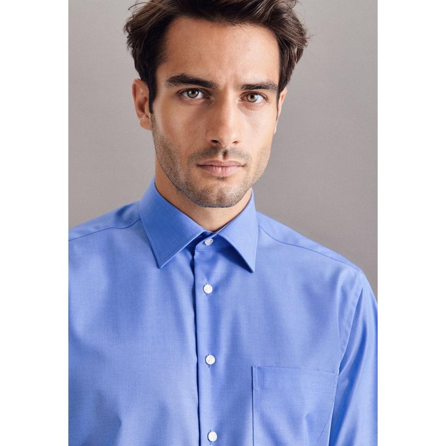 Seidensticker Camicia Business Regular Fit Manica Corta Tinta Unita  