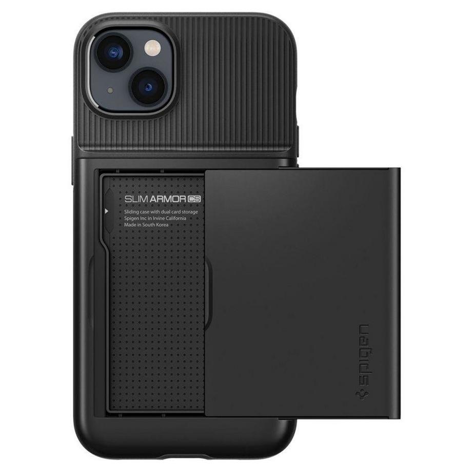 Spigen iPhone 14 Plus Slim Armor Cover Cs – Schwarz