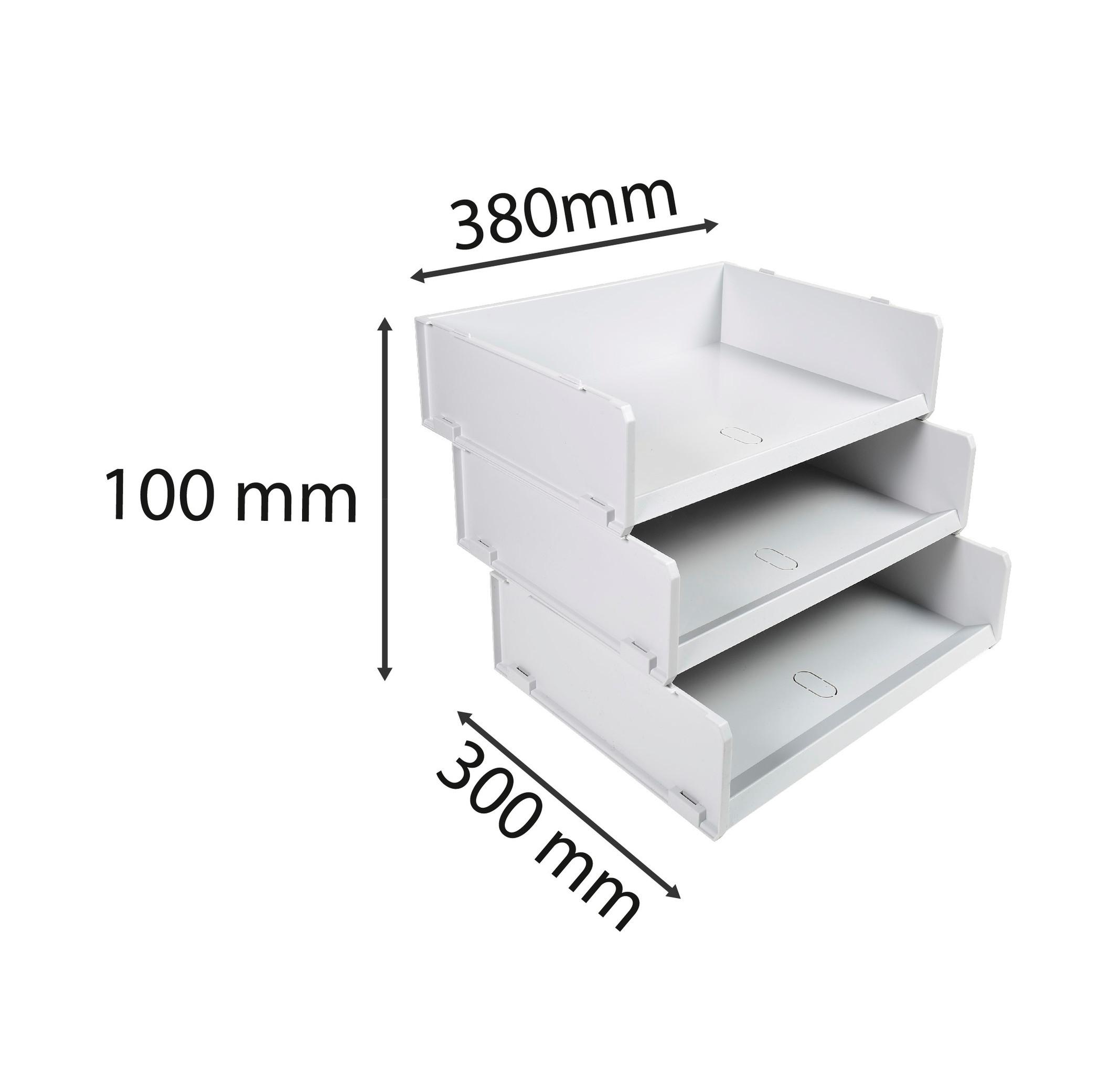 Exacompta Corbeille à courrier multitri Office - x 6  