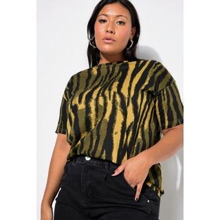 Studio Untold  T-shirt oversize à fines style batik 