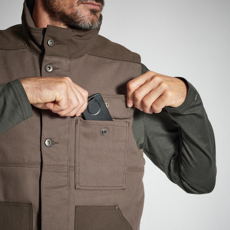 SOLOGNAC  Weste - WARM WORKER VEST 