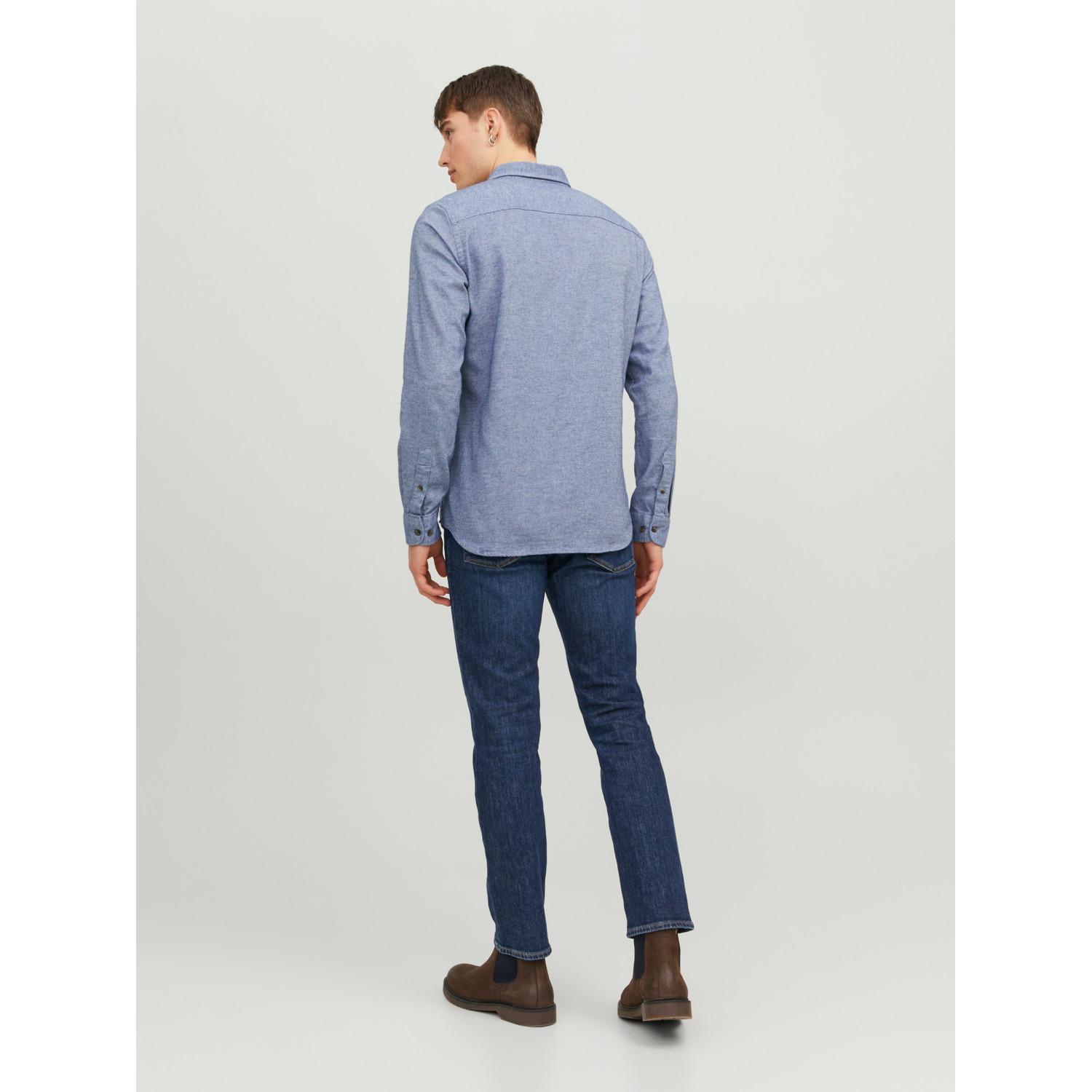 JACK & JONES Classic Melange Hemd Slim Fit  