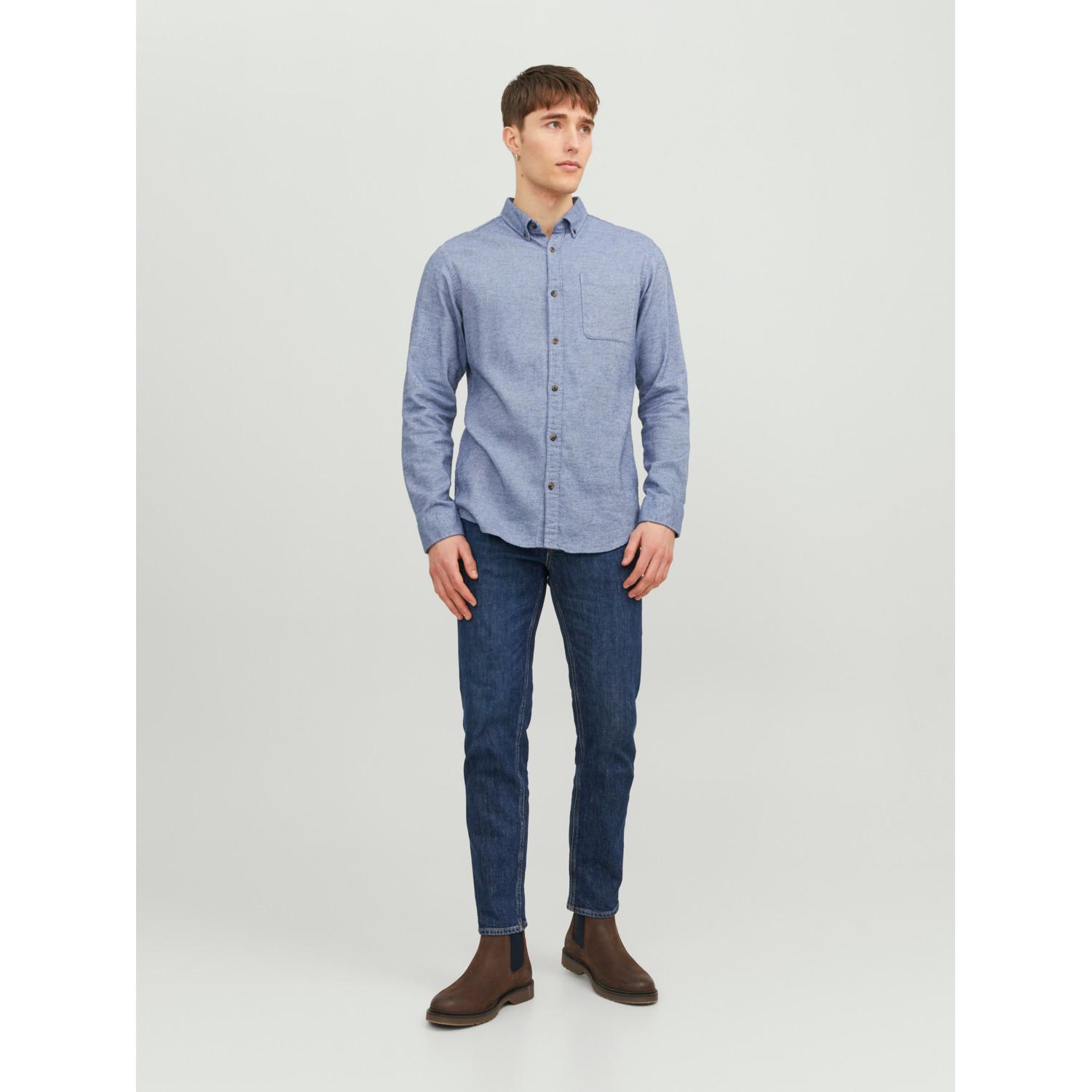 JACK & JONES Classic Melange Hemd Slim Fit  