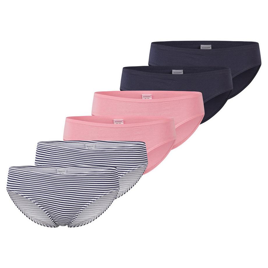 Schiesser  6er Pack Teens Girls 95/5 Organic Cotton - Slip 