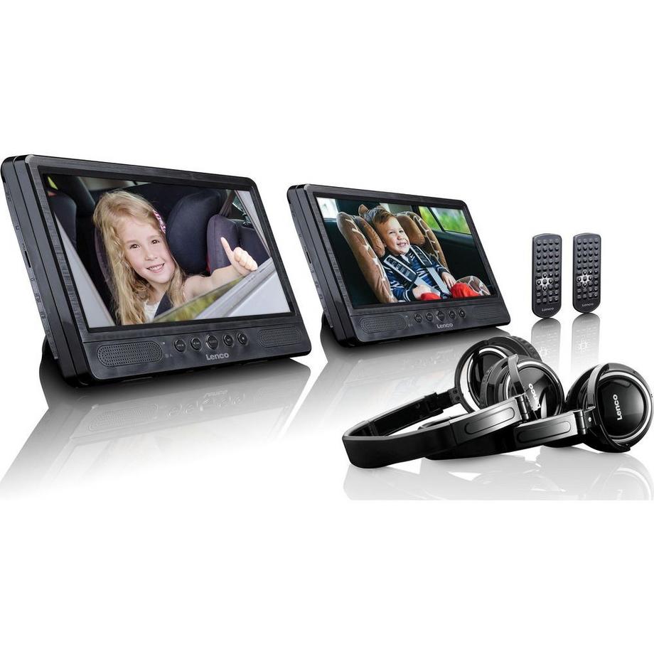 Lenco  DVP-1045 portabler DVD Player dual screen 