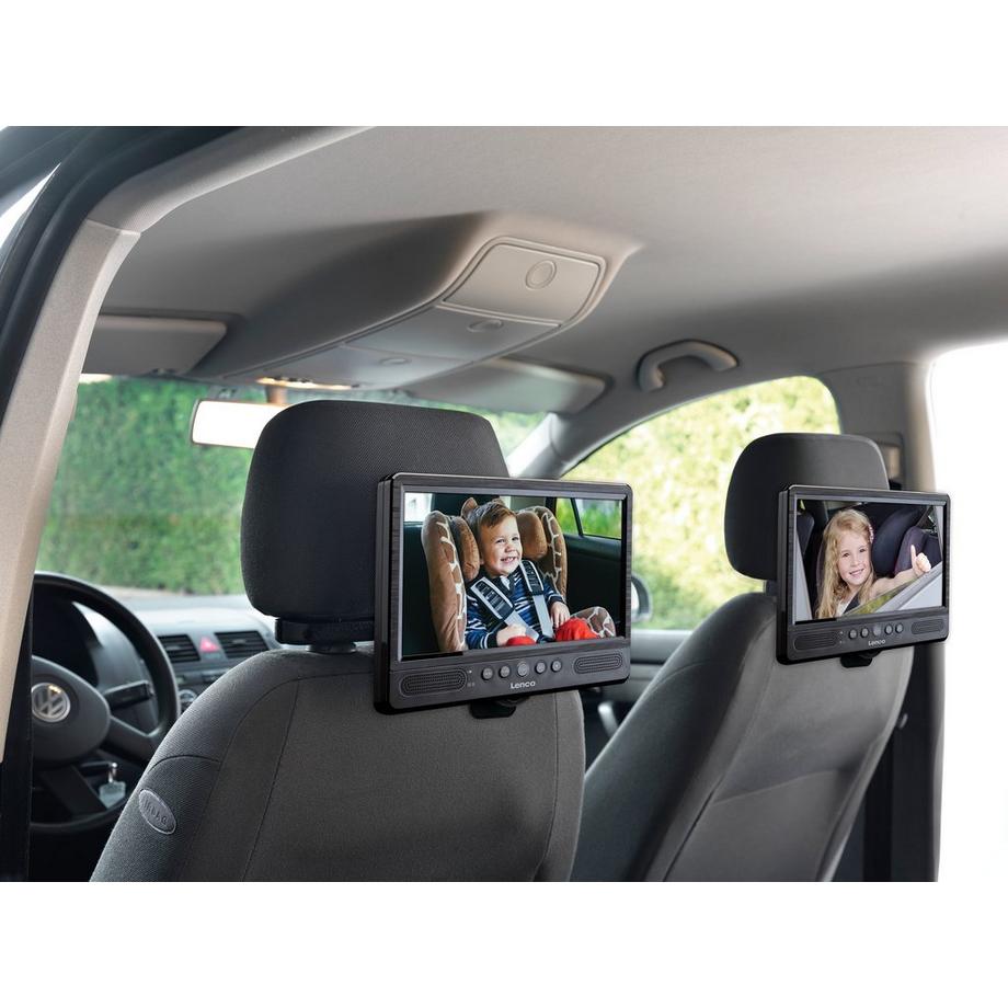 Lenco  DVP-1045 portabler DVD Player dual screen 