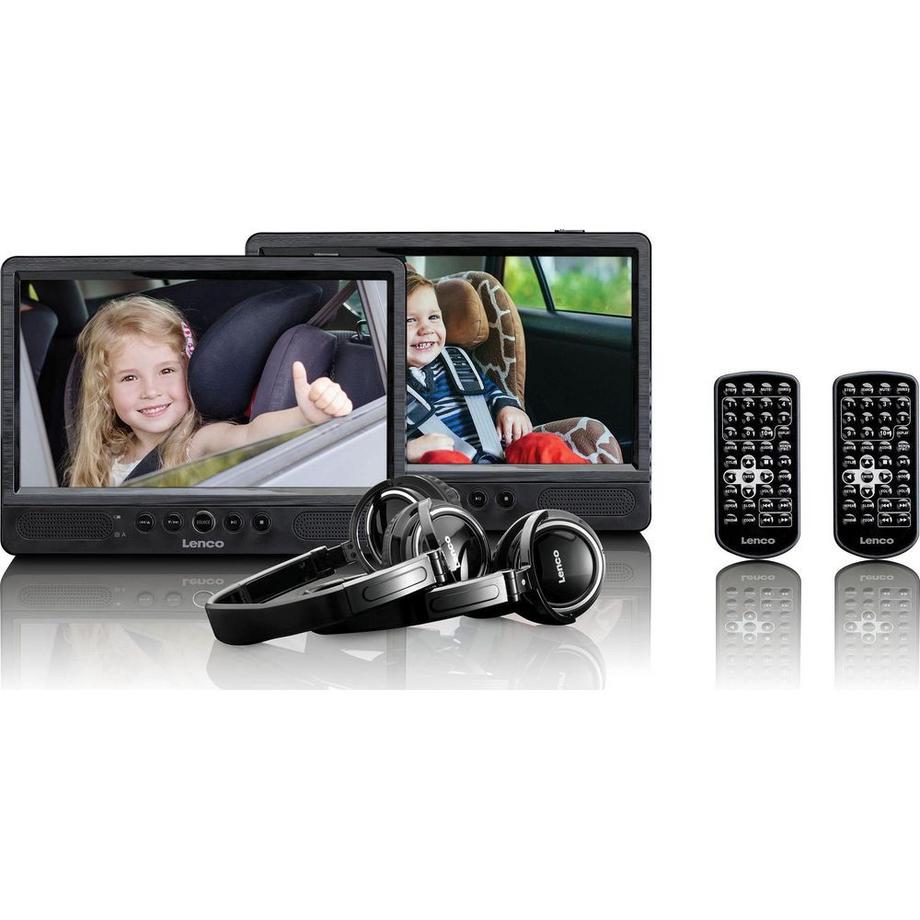 Lenco  DVP-1045 portabler DVD Player dual screen 