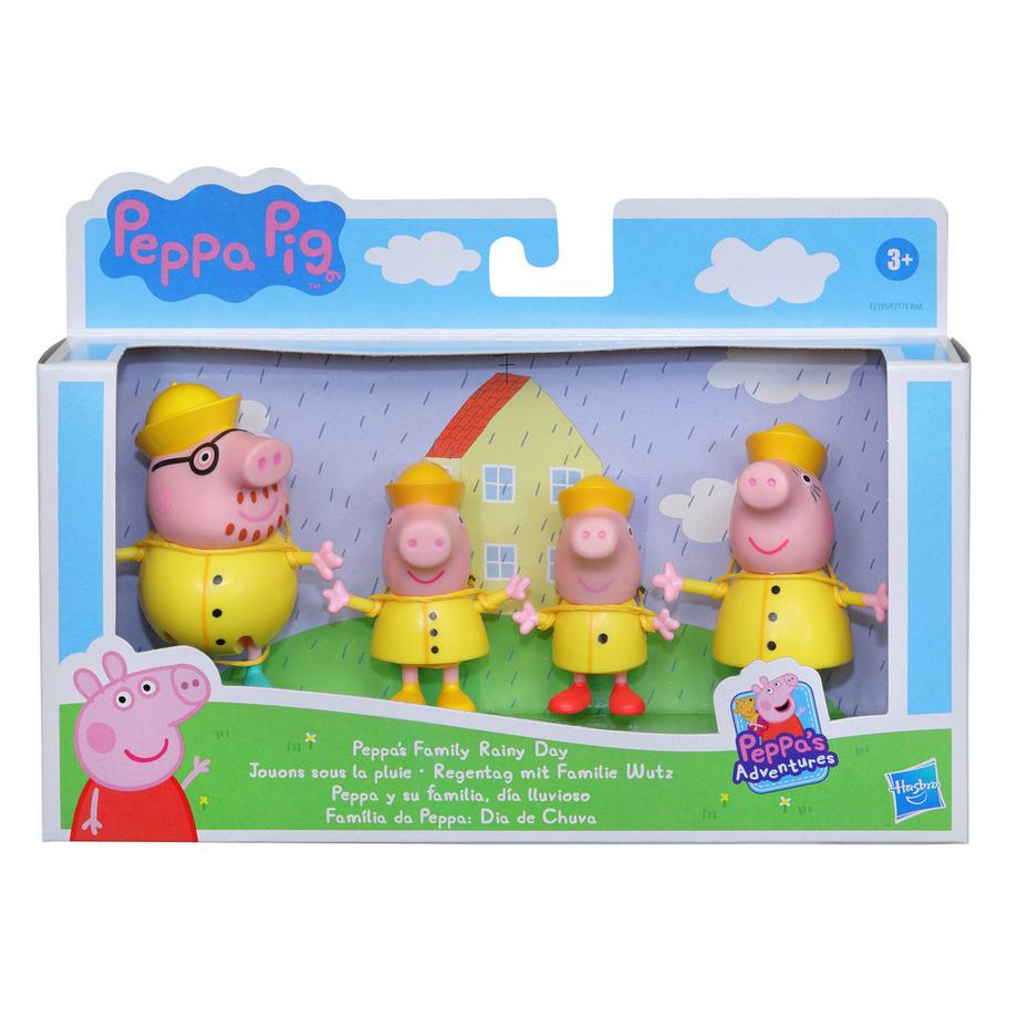 Hasbro  Peppa Pig Regentag mit Familie Wutz 