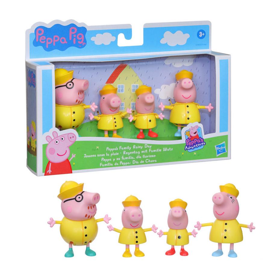Hasbro  Peppa Pig Regentag mit Familie Wutz 