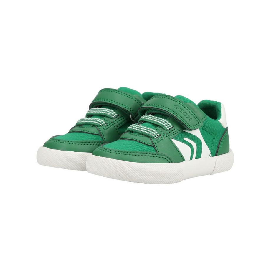 GEOX Basket avec fermeture velcro et lacets élastiques  