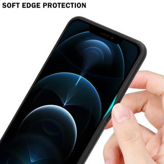 Cadorabo  Housse compatible avec Apple iPhone 13 MINI - Coque de protection bicolore en silicone TPU et dos en verre trempé 