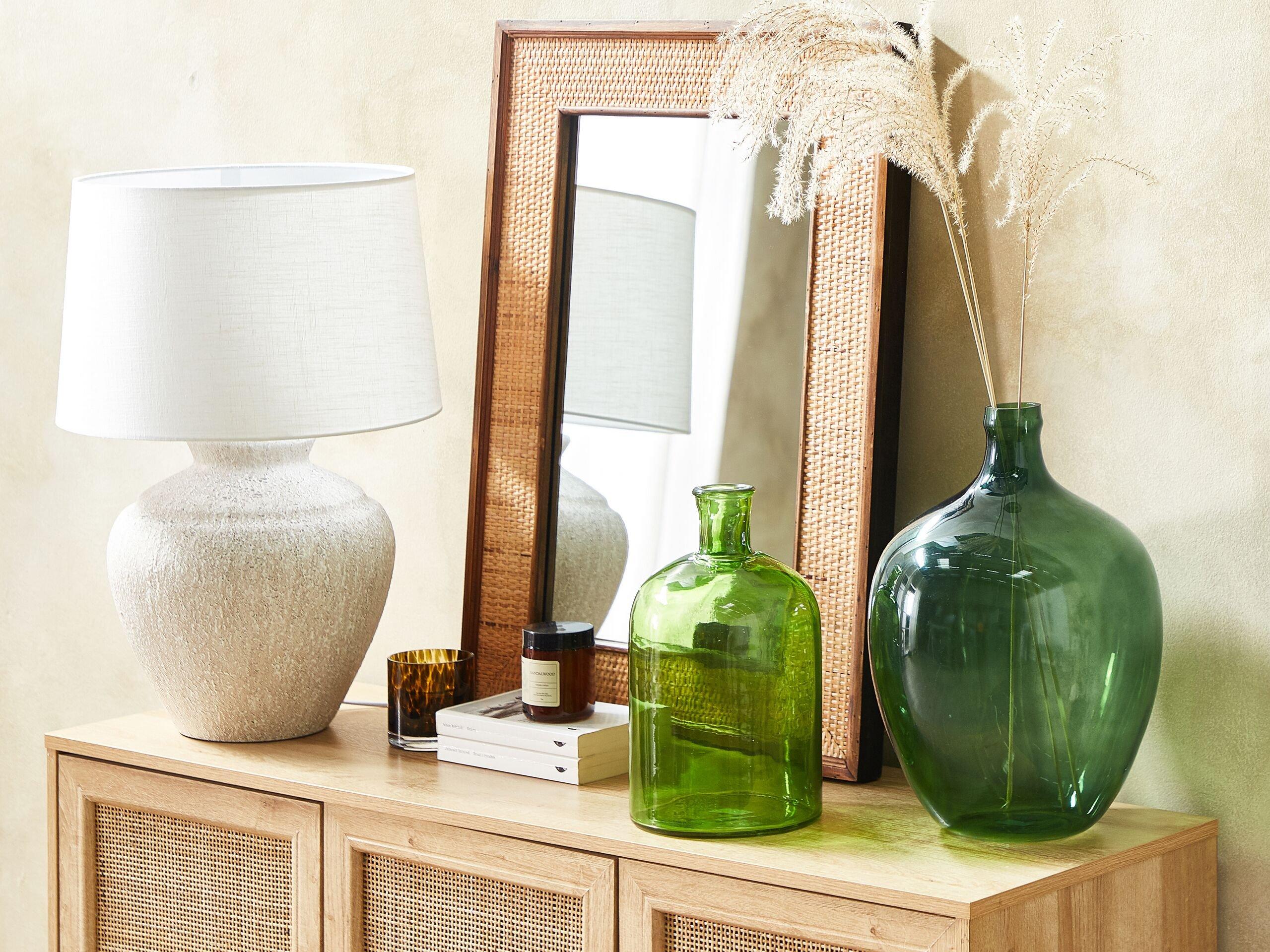 Beliani Décorations en Verre Moderne ROTI  