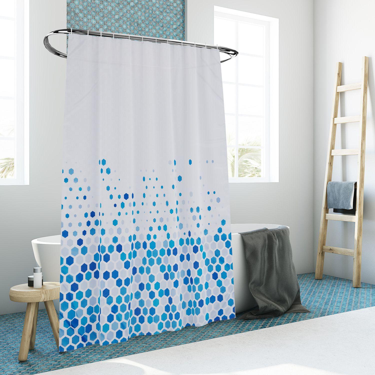 Northix Rideau de douche 180x200 cm avec motif  