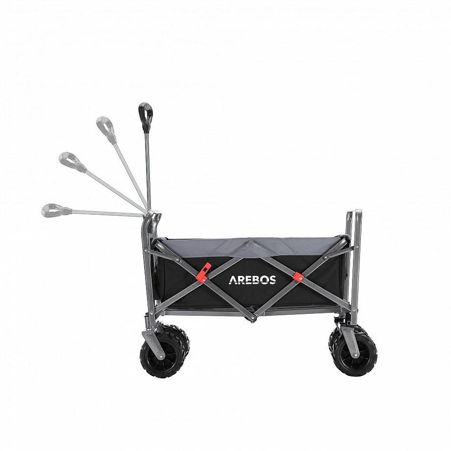Arebos  Bollerwagen | Handwagen | Transportkarre | bis 100 kg | Klappbar 