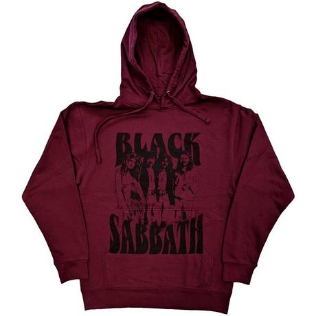 Black Sabbath Felpa con Cappuccio Logo  